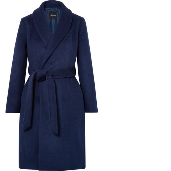 Madewell Jackets & Blazers - NWOT MADEWELL Belted wool-blend felt coat XS